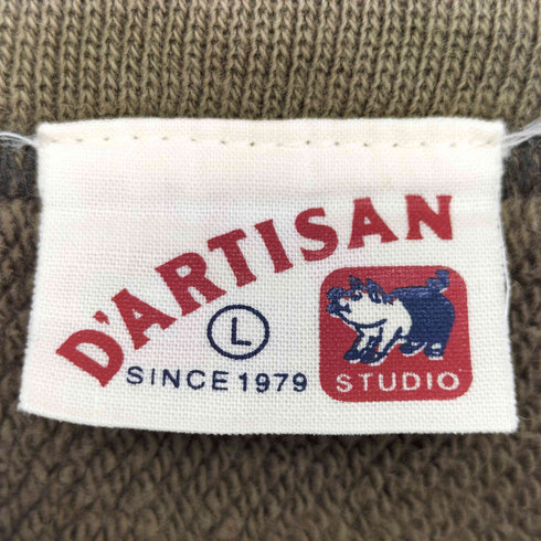 スタジオダルチザン STUDIO DARTISAN 前Vガゼット プルオーバースウェット メンズ JPN:L