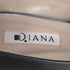 ダイアナ DIANA スクエアトゥ 金具装飾 ヒール フェイクレザー ヒール パンプス レディース JPN:23