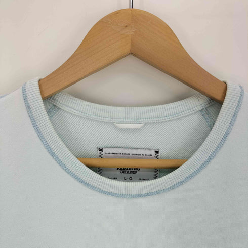 レイニングチャンプ REIGNING CHAMP カナダ製 クルーネック プルオーバー スウェット メンズ L/G