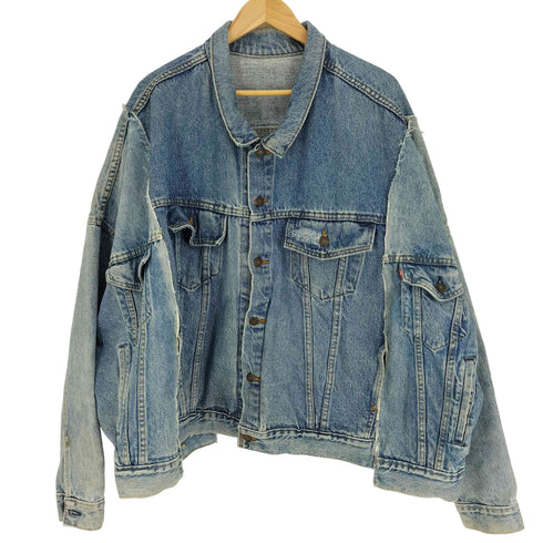 リーバイス Levis ×JS WORKS リメイク ドッキング デニム オーバー トラッカージャケット メンズ