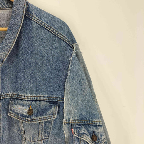 リーバイス Levis ×JS WORKS リメイク ドッキング デニム オーバー トラッカージャケット メンズ