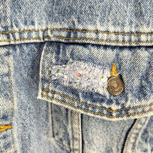 リーバイス Levis ×JS WORKS リメイク ドッキング デニム オーバー トラッカージャケット メンズ