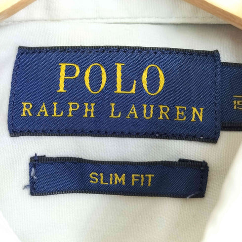 ポロラルフローレン POLO RALPH LAUREN SLIM FIT 現行タグ ポニー刺繍 ボタンダウンシャツ レディース JPN:2