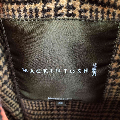 マッキントッシュ Mackintosh ゴム引きステンカラーコート メンズ