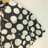 ブラックコムデギャルソン BLACK COMME des GARCONS AD2017 18SS コインドット ラウンドカラー 丸襟 S/S ブラウス シャツ レディース JPN:S