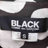 ブラックコムデギャルソン BLACK COMME des GARCONS AD2017 18SS コインドット ラウンドカラー 丸襟 S/S ブラウス シャツ レディース JPN:S