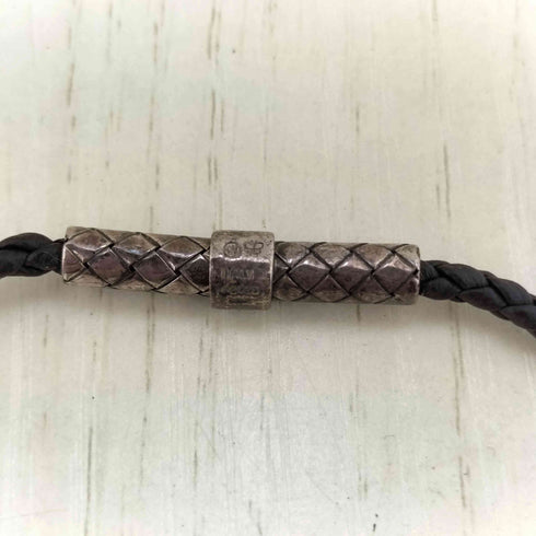 ボッテガヴェネタ BOTTEGA VENETA ag925刻印 イントレチャート リングネックレス メンズ