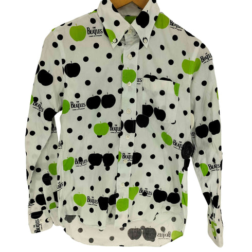 コムデギャルソン COMME des GARCONS AD2009 09AW リンゴ ドット 総柄 L/S BD シャツ メンズ JPN:XS