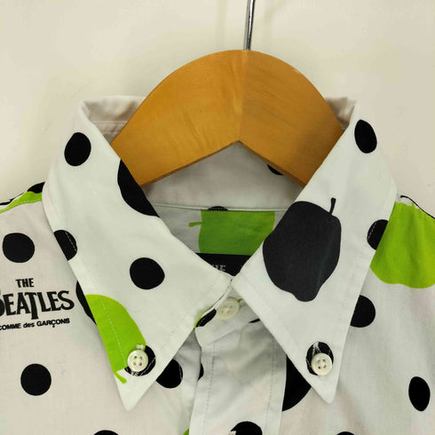 コムデギャルソン COMME des GARCONS AD2009 09AW リンゴ ドット 総柄 L/S BD シャツ メンズ JPN:XS