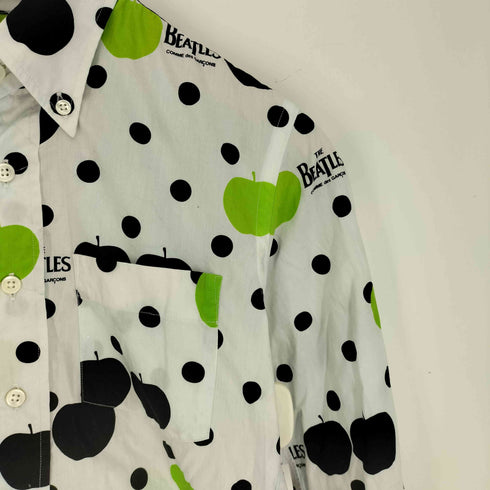 コムデギャルソン COMME des GARCONS AD2009 09AW リンゴ ドット 総柄 L/S BD シャツ メンズ JPN:XS