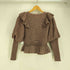 リリーブラウン Lily Brown ミックス糸フリルニット レディース FREE