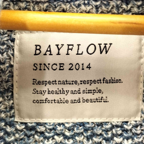 ベイフロー BAYFLOW インディゴネイティブカーディガン メンズ JPN:3