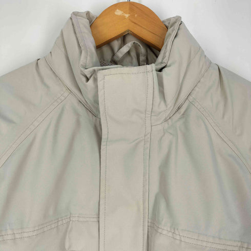 エディーバウアー Eddie Bauer 00S WEATHEREDGE リップストップ ダブルジップ フード内蔵 シェルジャケット メンズ import:M