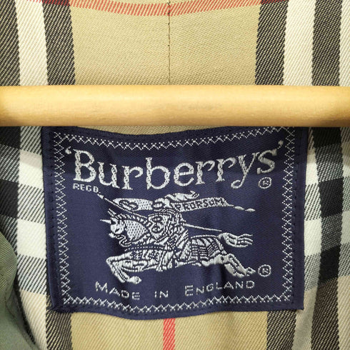 バーバリーズ BURBERRYS 裏地ノバチェック 玉虫 ステンカラーコート メンズ