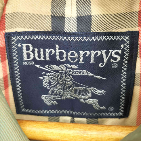 バーバリーズ BURBERRYS 裏地ノバチェック 玉虫 ステンカラーコート メンズ
