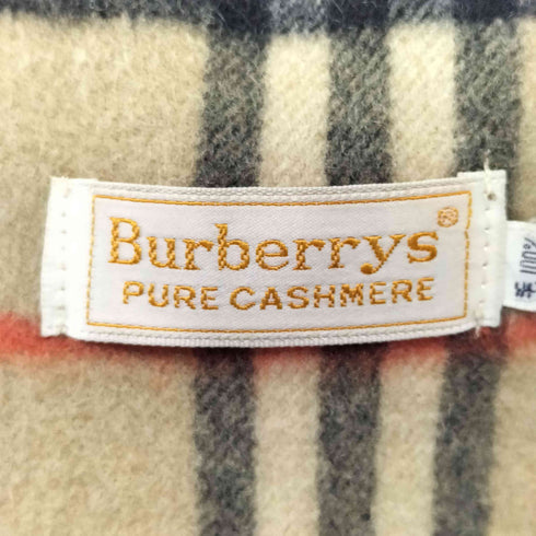 バーバリーズ BURBERRYS フリンジ チェクマフラー レディース