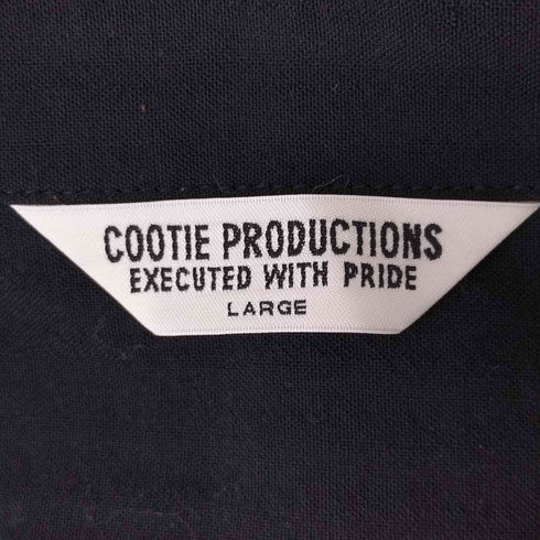 クーティー COOTIE T/W Sucker Open Collar L/S Shirt メンズ JPN:L