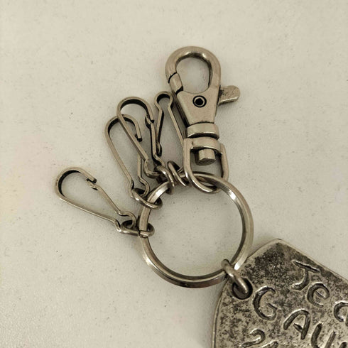 ジャンポールゴルチエ Jean Paul GAULTIER 刻印ドックタグキーホルダー メンズ