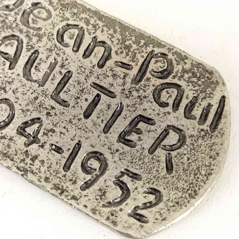 ジャンポールゴルチエ Jean Paul GAULTIER 刻印ドックタグキーホルダー メンズ