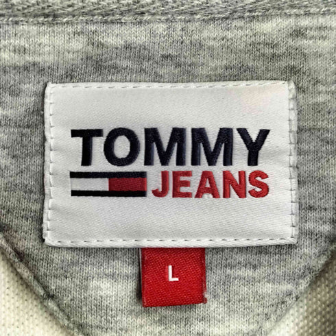 トミーヒルフィガー TOMMY HILFIGER パネルナイロン モノグラムロゴ スウェット ジップパーカー メンズ import:L