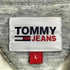 トミーヒルフィガー TOMMY HILFIGER パネルナイロン モノグラムロゴ スウェット ジップパーカー メンズ import:L