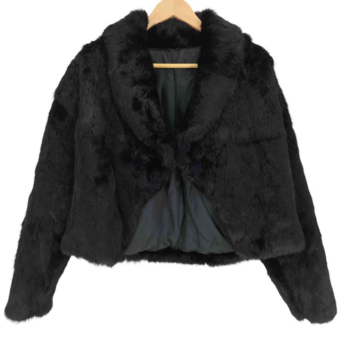 ART ABLE ラビットファークロップド ジャケット レディース import:M