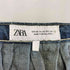 ザラ ZARA DENIM BOX PLEAT SKIRT レディース US XS