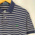 ポロバイラルフローレン Polo by RALPH LAUREN スモールポニー刺繍 ボーダーポロシャツ メンズ import:S
