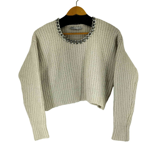 ザラ ZARA チェーンニット レディース JPN:S