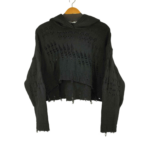 ザラ ZARA ダメージニットプルオーバー レディース US L