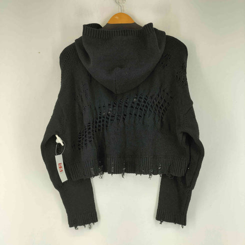 ザラ ZARA ダメージニットプルオーバー レディース US L