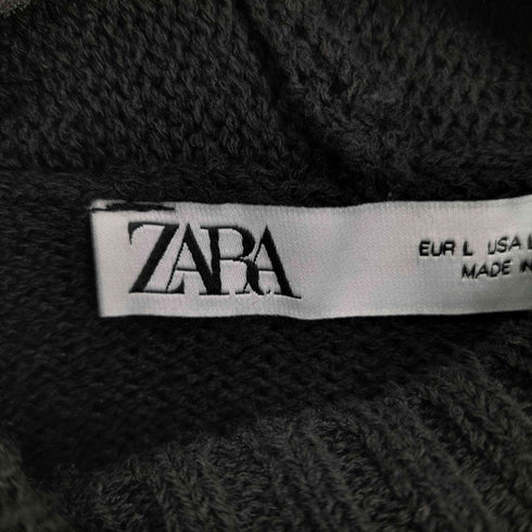 ザラ ZARA ダメージニットプルオーバー レディース US L