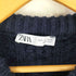 ザラ ZARA コントラスト ニット&デニム セーター レディース import:S