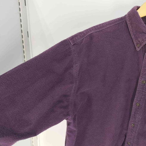 ウールリッチ WOOLRICH 90S 紺タグ USA製 シャモア クロス B.D. L/S シャツ メンズ import:XL