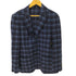 エディフィス EDIFICE カシミヤ シルク混 2B チェックテーラードジャケット メンズ JPN:44