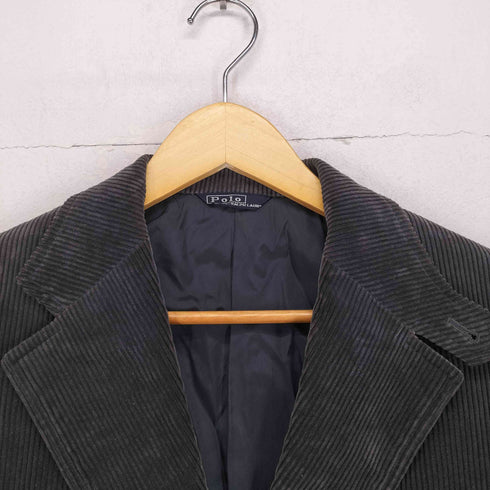 ポロバイラルフローレン Polo by RALPH LAUREN クルミボタン 太畝コーデュロイ エルボーパッチ 3ボタン テーラードジャケット メンズ