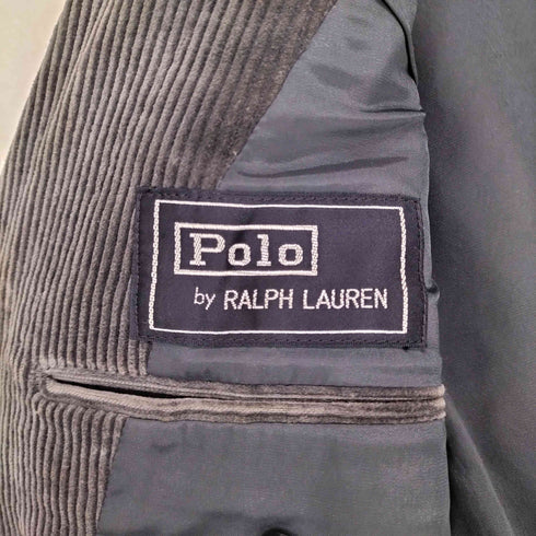ポロバイラルフローレン Polo by RALPH LAUREN クルミボタン 太畝コーデュロイ エルボーパッチ 3ボタン テーラードジャケット メンズ