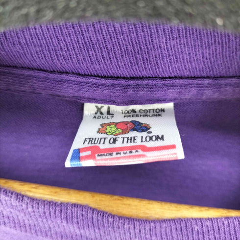 フルーツオブザルーム FRUIT OF THE LOOM USA製 シングルステッチ プリントポケットTシャツ メンズ import:XL
