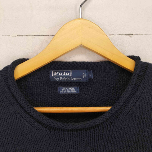 ポロバイラルフローレン Polo by RALPH LAUREN リネン混 星条旗 ニット メンズ import:S