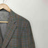 ビルブラス BILL BLASS チェック柄 総ウール 2B テーラードジャケット メンズ 90-78-165A4
