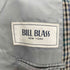 ビルブラス BILL BLASS チェック柄 総ウール 2B テーラードジャケット メンズ 90-78-165A4