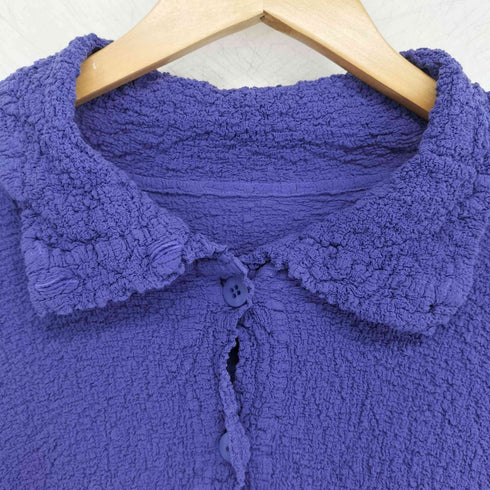 イッセイミヤケミー ISSEY MIYAKE me プリーツ加工 フリンジシャツ レディース