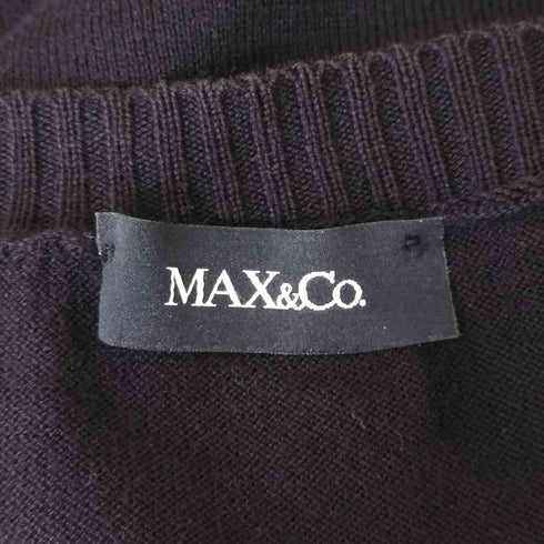 マックスアンドコー MAX&CO. シルク混 カーディガン レディース JPN:M
