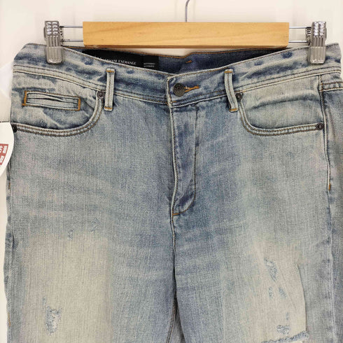 アルマーニエクスチェンジ ARMANI EXCHANGE ボタンフライ ダメージ スキニー パンツ レディース 26