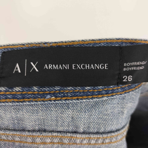 アルマーニエクスチェンジ ARMANI EXCHANGE ボタンフライ ダメージ スキニー パンツ レディース 26