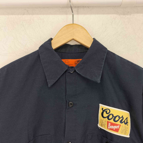 レッドキャップ RED KAP 企業ワッペン ワークシャツ メンズ import:M