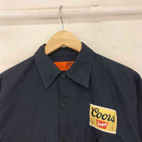 レッドキャップ RED KAP 企業ワッペン ワークシャツ メンズ import:M