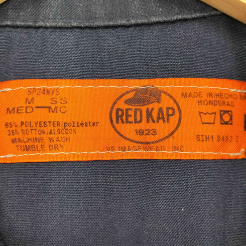 レッドキャップ RED KAP 企業ワッペン ワークシャツ メンズ import:M