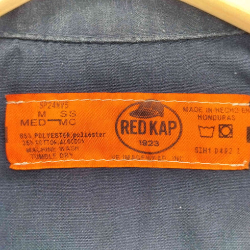 レッドキャップ RED KAP 企業ワッペン ワークシャツ メンズ import:M