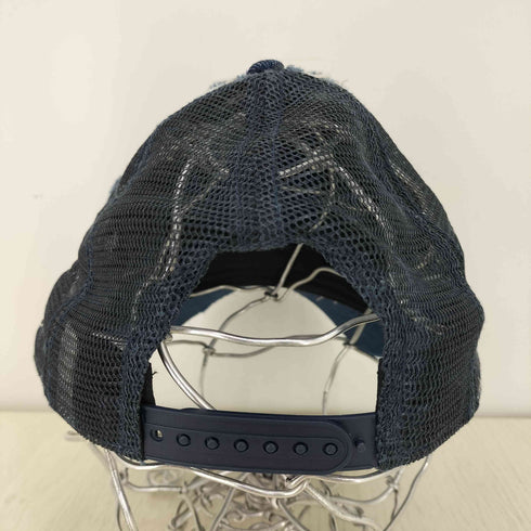 ニューエラ NEW ERA ベースボールチームロゴ刺繍 スパンコール ダメージ加工 デニム メッシュキャップ レディース
